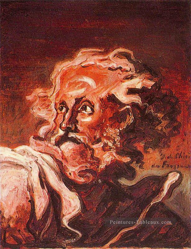 vieil homme s tête Giorgio de Chirico surréalisme métaphysique Peintures à l'huile